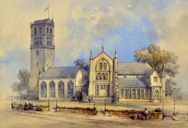 Kerk van de stad voor de brand van 1841