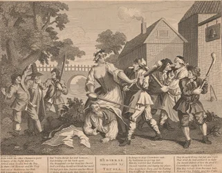 Hudibras verslagen door Trussa