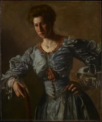 Portret van Elizabeth L. Burton, c.1905-06