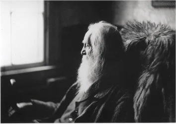 Walt Whitman in Camden, N.J., ca. 1891 (zilverdruk op papier)