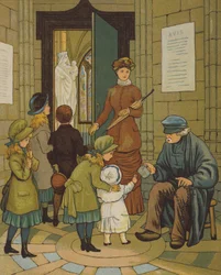 Rouen: Blinde Pierre (kleur litho)