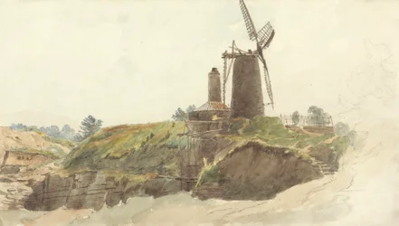Landschap met Windmolen