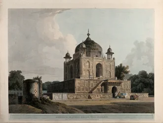 Musoleum van Sultan Purveiz, bij Allahabad