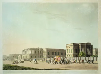 Het raadhuis, Calcutta, plaat 29 uit 