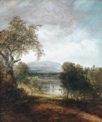 Een glimp van een rivier