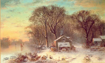 Winter in Malden, Massachusetts, 1864