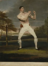 Thomas Belcher, gegraveerd door Charles Turner (1775-1857)