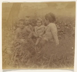 [Frances Eakins Crowell en vier van haar kinderen]