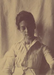 [Mevrouw Eakins of haar zus Doll], 1880s-90s