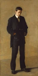 De denker: Portret van Louis N. Kenton, 1900