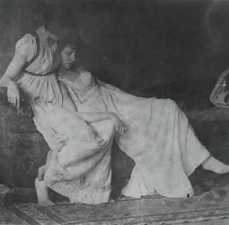 Ongeïdentificeerde Modellen in Griekse Kostuums, ca. 1883