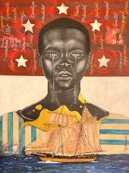 Amazing Grace, 2020 (gemengde techniek op doek)
