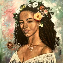 Love Is A Beauty, 2023 (gemengde techniek op doek)