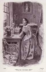 Illustratie voor The Woman In White door Wilkie Collins