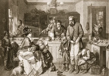 Van hand tot mond - Hij was een van de weinigen die niet zouden bedelen, pub. 1879