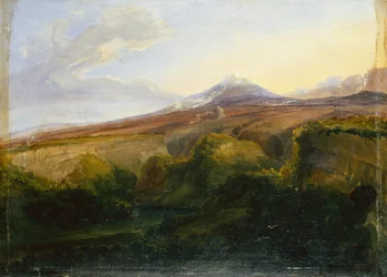 Een uitzicht op Vesuvius