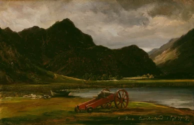 Het kanon bij Derwentwater