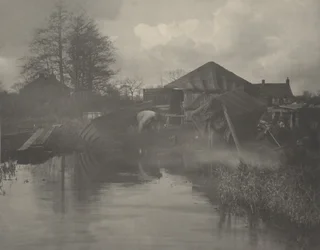 Een scheepswerf in Norfolk,1886 (foto)