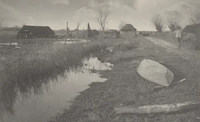 Tussen land en water,1886 (foto)