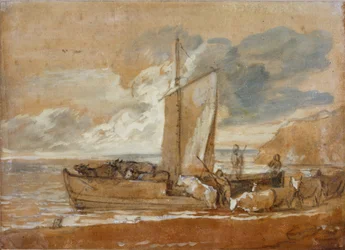 Een veerboot voor vee, 1784-1788