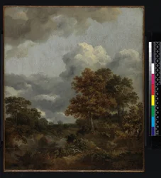 Landschap met een vijver, 1746-1747
