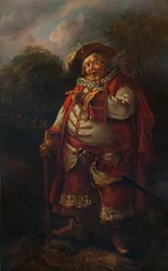 Portret van James Quin als Falstaff, 18e eeuw, 1935