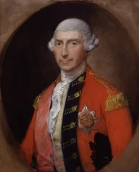 Portret van Jeffery Amherst, 1e baron Amherst (1717-1797), veldmaarschalk