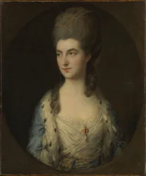 Portret van een jonge vrouw, genaamd Miss Sparrow