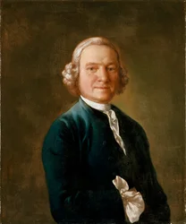 Portret van een onbekende man, midden 18e eeuw