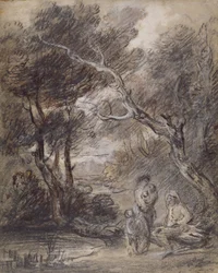 Boslandschap met Figuren, ca. 1788