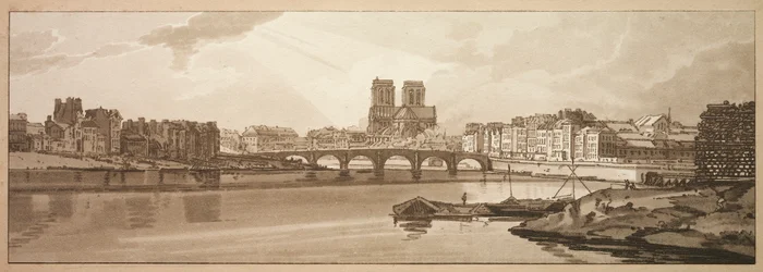 Een Selectie van Twintig van de Meest Schilderachtige Uitzichten in Parijs: Uitzicht op Pont de la Tournelle