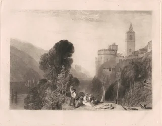 Dartmouth Castle, aan de rivier de Dart