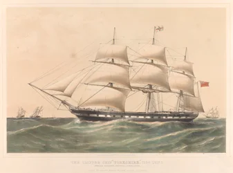 Het Clipperschip Yorkshire 1100 Ton, c.1857-60