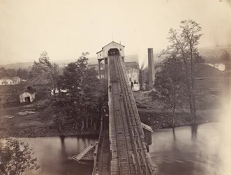 Von Storch Breaker, Del.  Hudson Canal Co, ca. 1863-1865 (foto)