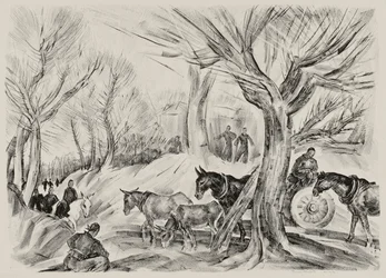 Landschap met figuren