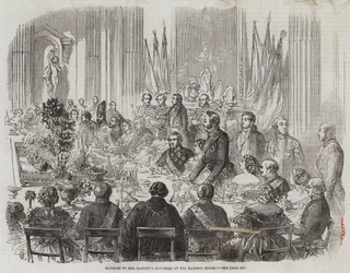 Banket voor de Ministers van Hare Majesteit in het Mansion House
