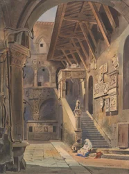 Hof van de Bargello, Florence