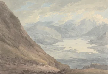 Uitzicht vanaf Skiddaw over Derwentwater