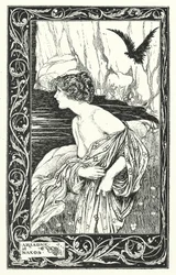 Ariadne bij Naxos (litho)