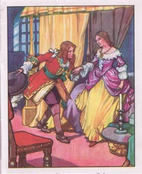 "Mijn prins", mompelde ze (litho)