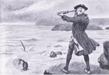 Smeatons angst voor de veiligheid van zijn werk, illustratie uit Cassell