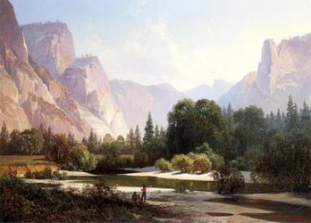 Piute Indianenkamp, Yosemite, 1890