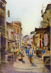 Een straat in Macao