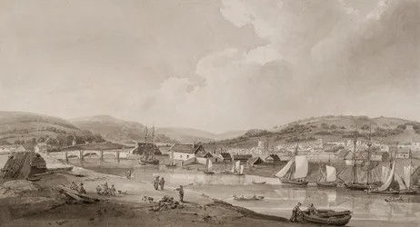 Neath, vanaf de zuidkant van de rivier