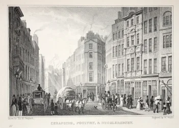 Cheapside, Poultry en Bucklersbury, uit 