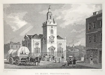 Kerk van St. Mary, Whitechapel, uit 