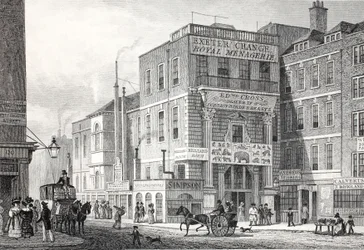 Exeter Change, Strand, uit 