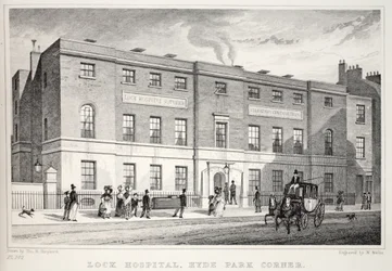 Lock Hospital, Hyde Park Corner, uit 