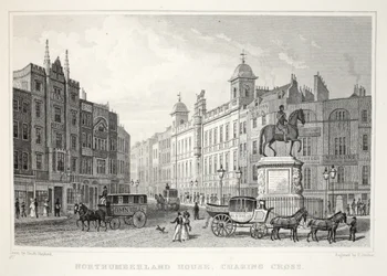Northumberland House, Strand, uit 