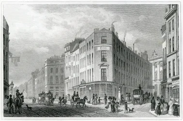 Piccadilly, vanaf Coventry Street, 1830